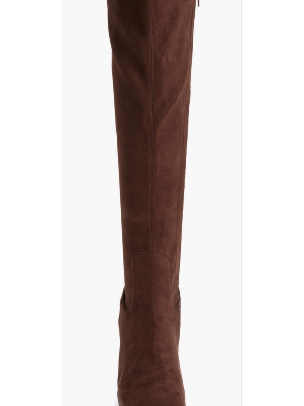 Jeffrey Campbell Tall Brown Suede Over-the-Knee Block Heel Boots Size 9 - Picture 3 of 10